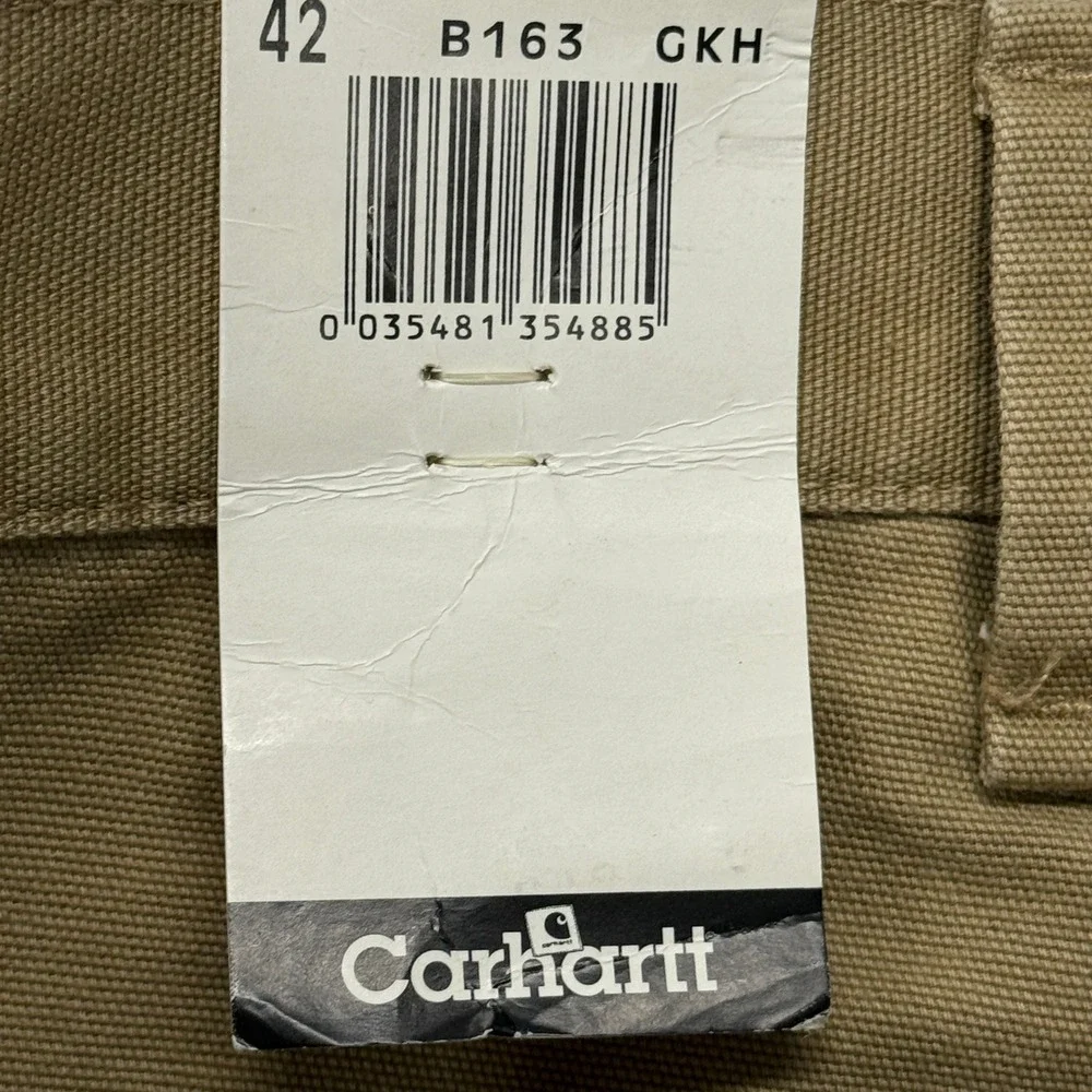 Carhartt Canvas‎ Carpenter Shorts Mens 42 Khaki Tan Longer Length NWT